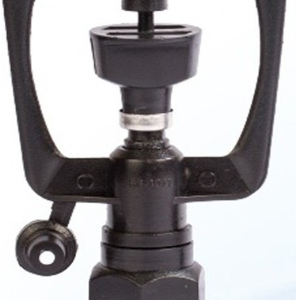 BÉC 2 tia hình vuông ren ngoài 17-21 ( màu đen) BB-9011