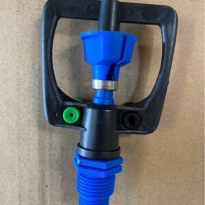 BÉC 2 tia hình vuông ren ngoài 17-21 ( màu đen- xanh dương) *trên thân có kèm 2 họng phun thay thế* BB-9011A