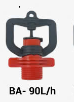 Béc bù áp 90L/H ren ngoài 17mm AT25-AM-R70090