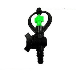 Béc bướm 2 tia phun xoay 360 van nối 25mm Kanok 302-V4