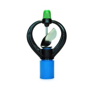 Béc bướm phun mưa lá thép xoay 360 độ cánh tròn nối ống PVC 21 cổ không xoay Kanok 303-C1