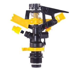 BÉC chỉnh góc (1 hoặc 2 tia) ren ngoài 27 (màu đen + vàng) B-127A