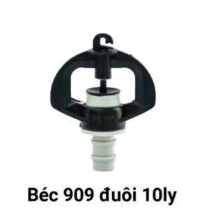 BÉC nhỏ bọc inox kiểu Australia đuôi 10 ly ( màu đen + đuôi xám) BB-909D-10