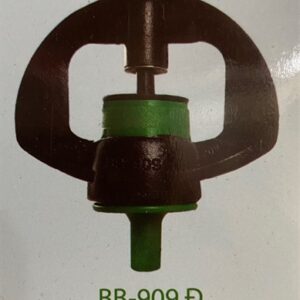 BÉC nhỏ bọc inox kiểu Australia đuôi 6 ly ( màu đen+đuôi xanh lá) BB-909D-6