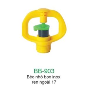 BÉC nhỏ bọc inox ren ngoài 17 ( màu đen hoặc vàng) BB-903