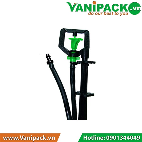 Béc nhỏ phun 360 nối ống 5 ly + cây cắm Kanok 325-2