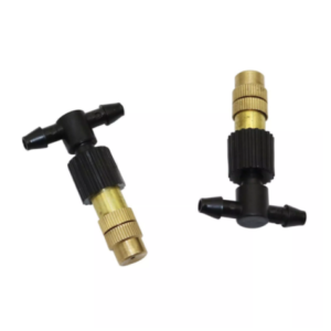 Béc phun sương 1 hướng bằng đồng kèm tê nối ống 5x7mm