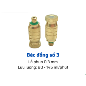 Béc phun sương đồng số 3 AT25-PS-BPSD3