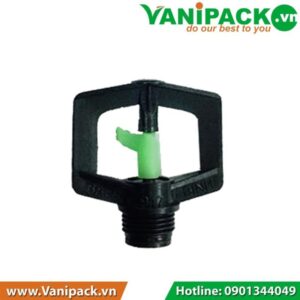 Béc phun xoay nhỏ vuông ren ngoài 17 BB-917V