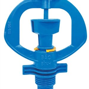 BÉC thân xoay 2 tia có phe tháo rời HỌNG PHUN 4.5 LY ren ngoài 17-21 FE902XN