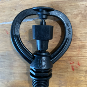 BÉC thân xoay 2 tia ren ngoài 17-21 (màu đen) BB-966