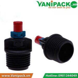 Béc tưới cây phun 18 tia góc phun 360 độ đế ren ngoài 21 Antelco 18 Hole MNPT
