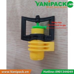 Béc tưới phun mưa cục bộ bù áp ren ngoài 17 chỉnh được bán kính BB-BA93