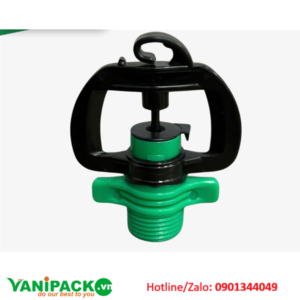 Béc tưới R8 ren ngoài 17 bù áp 60l/h - xanh lá AT25-R8BUAP60XANHLA