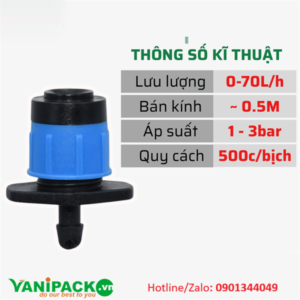 Béc xòe xanh AT25-AG-DXX