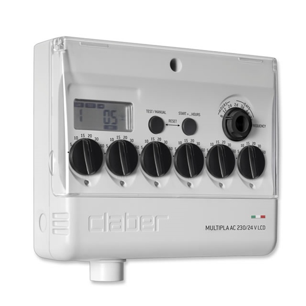 Bộ điều khiển tưới nguồn xoay chiều/ Multipla AC 230/24 V LCD 8058
