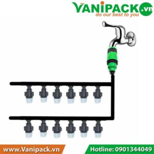 Bộ phun sương 10 béc đơn xám( Lắp vòi trực tiếp) TAT-KIT05