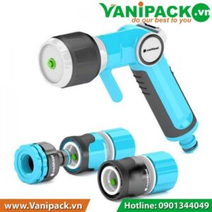 Bộ vòi tưới tay gạt nhiều chế độ Ergo Ø 20mm Cellfast - Tây Ban Nha NB-53-535