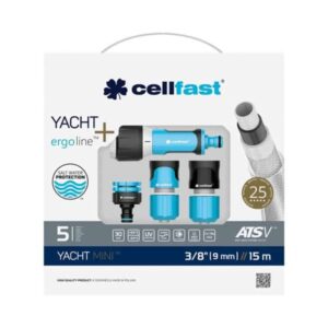 Bộ vòi tưới YACHT MINI Ø 16mm, DÀI 15M Cellfast - Tây Ban Nha NB-13-391