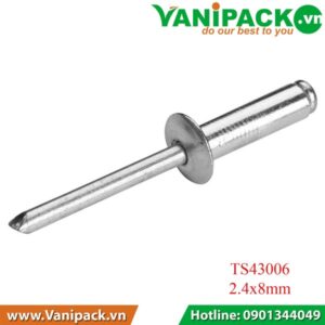 Bọc 50 đinh rive 2.4x8mm Tolsen 43006