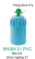Cục béc bít ngang (PVC) màu xám + xanh lá BN-BITPVC