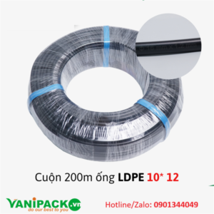 Cuộn 200m ống ldpe 10x12mm ( ống 12 ly) AT25-AO-LDPE1012