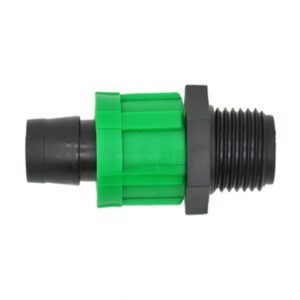 Đai ren vặn khóa dây dẹp nhỏ giọt 16mm ren ngoài uPVC 21mm * 16mm TPA-CTR21DD16