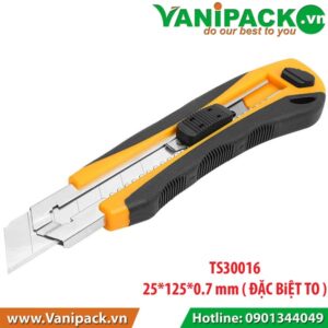 Dao Rọc Giấy 3 Lưỡi Công Nghiệp 25 x 125 x 0.7mm Tolsen TS30016