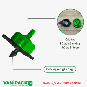 Đầu nhỏ giọt bù áp 2L/H AT25-AG-NGD2L