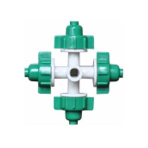 Đầu phun sương 4 hướng màu xanh-trắng loại 1 TGA-PS4H