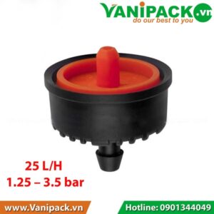 Đầu Tưới Nhỏ Giọt Có Bù Áp Rivulis Supertif 25Lít/giờ NB-101003183