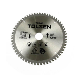 Đĩa Cắt Gỗ 210Mm*60 Răng Tolsen TS76540