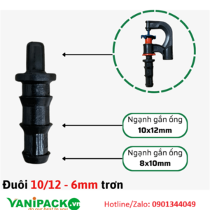 Đuôi 10/12- 6mm trơn AT25-DUOI1012-6TRon