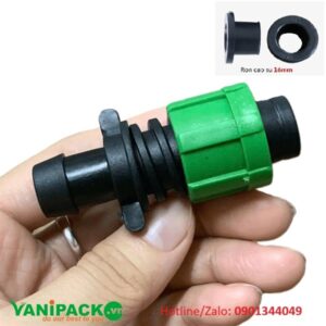 Khởi thuỷ ống xẹp nhỏ giọt 16 + Ron cao su 16 AT25-