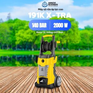 MÁY XỊT RỬA CHUYÊN DỤNG ANNOVI REVERBERI ITALY 191K X-TRA – MOTOR TỪ – ÁP LỰC CAO 140BAR, 2000W