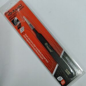 Nhíp gắp linh kiện chống tĩnh điện mũi bằng 120- 9- 2mm Asaki AK-9203