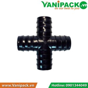 Nối Chữ Thập Nối Ống PE 25x16mm Kanok 350-04