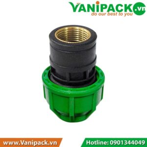 Nối PE 20mm Ren Trong Thau 21mm Kanok 353-60
