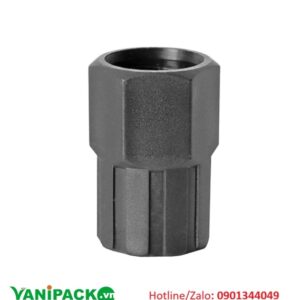 Nối ren trong 2 đầu 21-21 mm màu đen NRT21-RT21