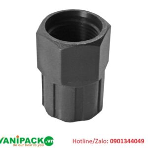 Nối ren trong 2 đầu 27-27 mm màu đen NRT27-RT27