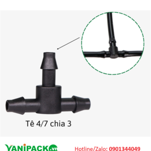 Nối T Chia 3 ống 5/7 AT25-APG-T47