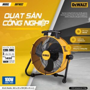 Quạt Công nghiệp Dewalt 18″ DXF1832