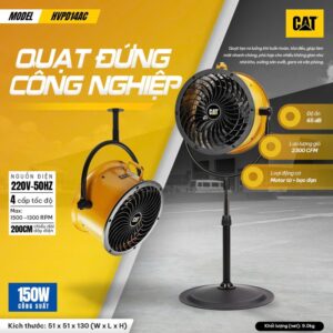 Quạt đứng công nghiệp caterpillar 14″ hvpd-14ac