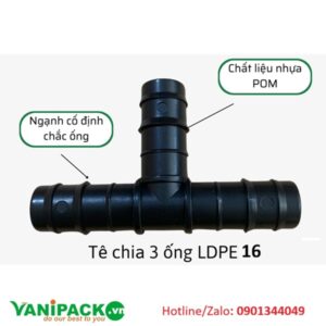 Tê ống 16 AT25-APLD-T16