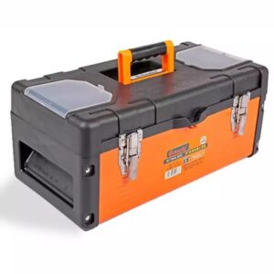 Thùng đồ nghề vỏ nhựa, đáy sắt 40 x 20 x 19cm ASAKI AK-9965