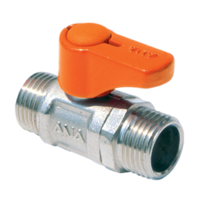 Van bi ANA tay cam 1102-240 M/M 2 RN Áp lực: 200PSI (16 bar) 2 x Ren ngoài 1/2"|Ø 21 mm|DN 15