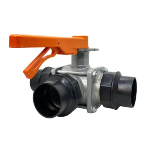 Van bi cầu 3 ngã thân nhôm khối cao cấp dán 90mm - Ấn Độ