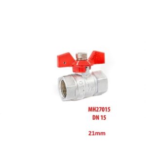 Van Bi Hợp Kim Tay Bướm 21mm TUBO - PN 10 DN 15 Minh Hòa MH27015