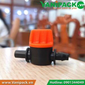 Van khóa ống 5 ly gắn béc 6 ly trơn BB-VK-6