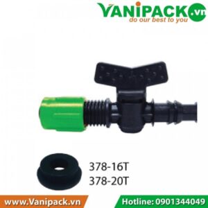 Van Khởi Thủy Ống Nhỏ Giọt+ Cục Cao Su 16x16.5mm Kanok 387-141B